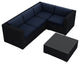 Urbana 5 Piece Sectional Set, Spectrum Indigo