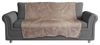 Dusty Rose Fall Pattern 50x60 Coral Fleece Blanket