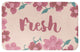Fresh Pink Florals 34x21 Bath Mat
