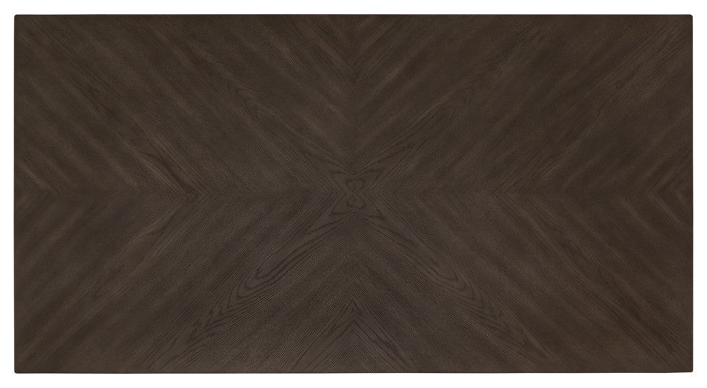 Chesher Gold Finish 68-inch Rectangular Dining Table