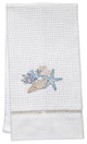 Waffle Weave Guest Towel, Shell Collection, Duck Egg Blue