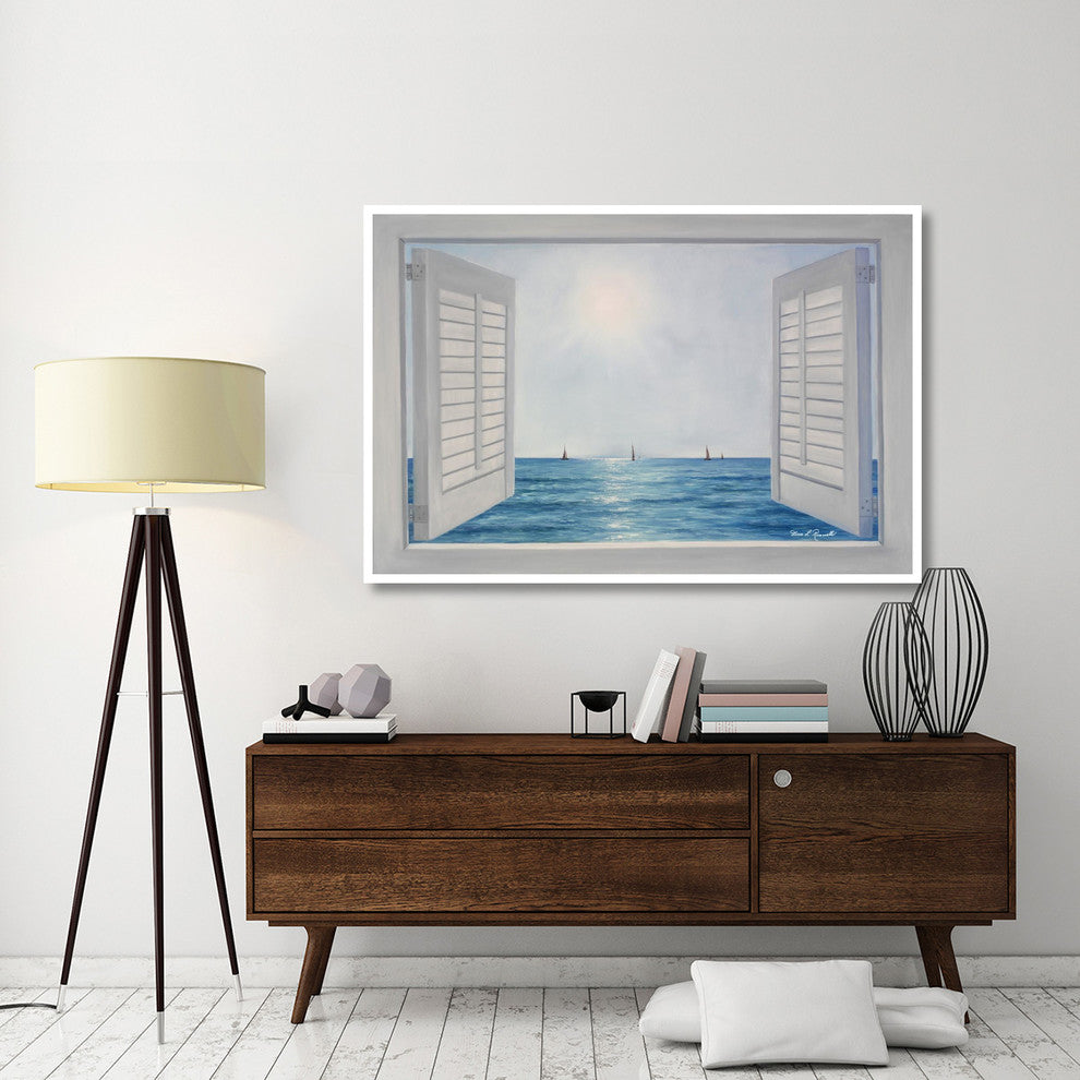"Open Shutters" Digital Paper Print by Diane Romanello, 62"x42"
