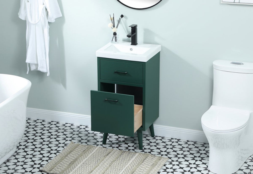 Beatrice 18" Bathroom Vanity, Green