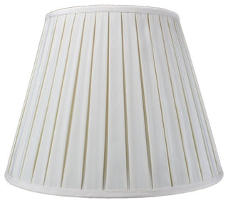 Empire Box Pleat Egg Shell Deluxe Lamp Shade 11"x18"x13.5