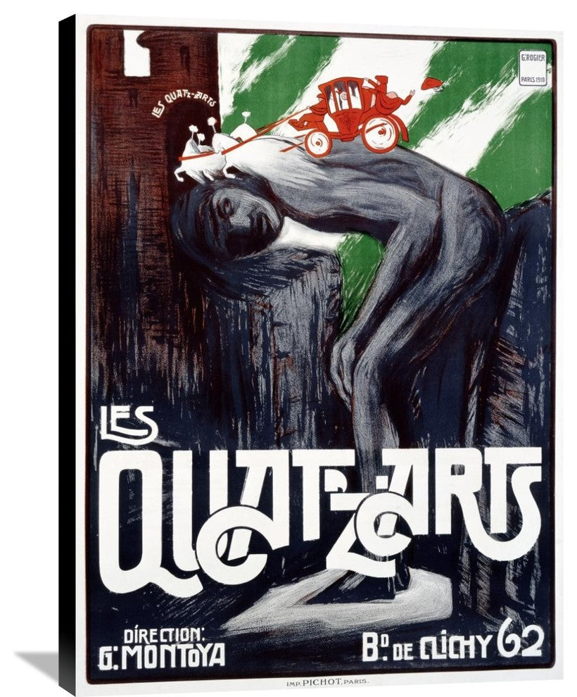Les Quat?Z?Arts, 27"X36"
