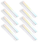 8 Pack 22" LED 3CCT Under Cabinet Light Dimmable 3000K/4000K/5000K Selectable