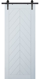 Chevron Barn Door, 42"x84"