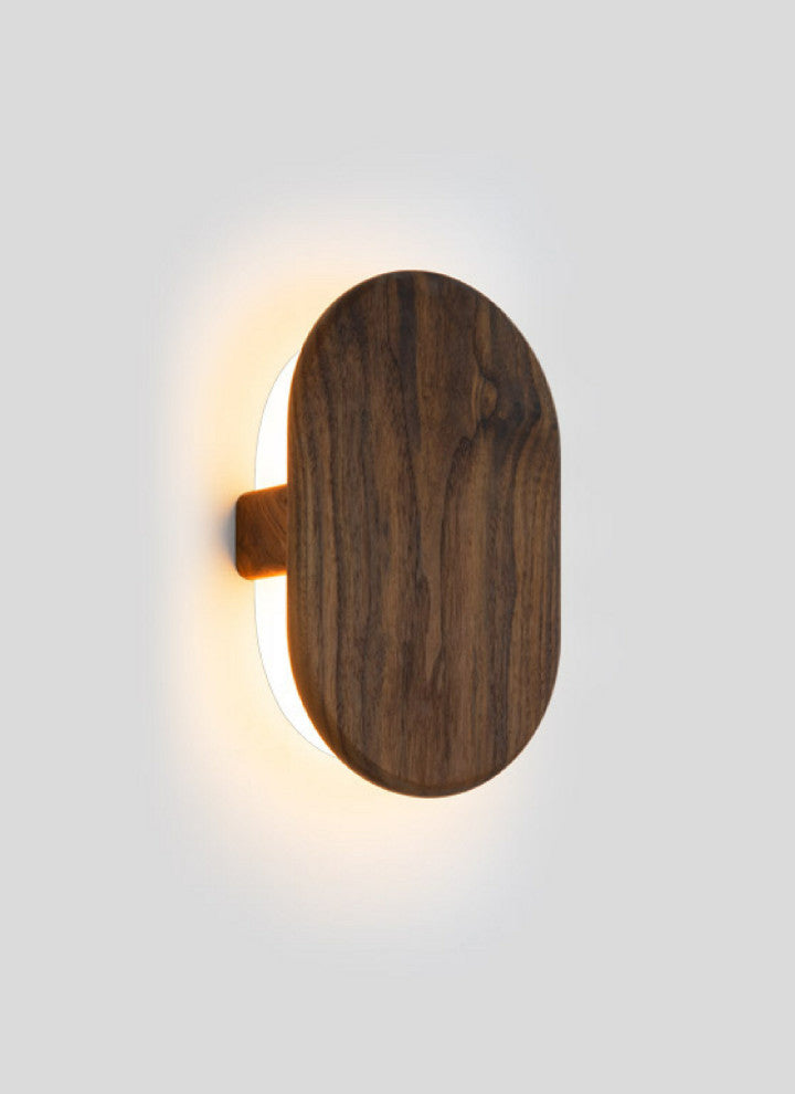 Tempus LED Sconce, Walnut, Color Temperature - 3500k