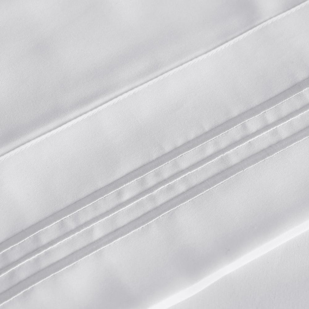 Furinno Angeland Vienne 3-Piece Microfiber Bed Sheet Set, Twin Xl, White
