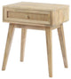 Scandinavian Reed Side Table Natural - Natural