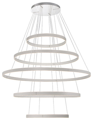 Verdura 1-Light Chandelier, Grey + White