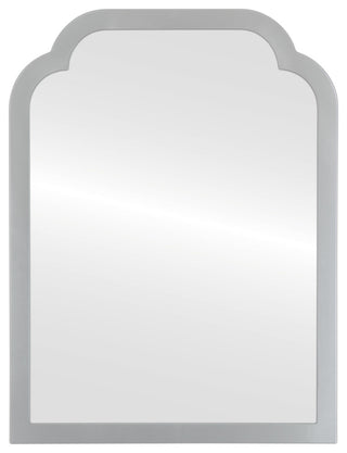 Verdon Framed Vanity Mirror, Clover Cathedral, 24.4"x32.4", Silver Spray