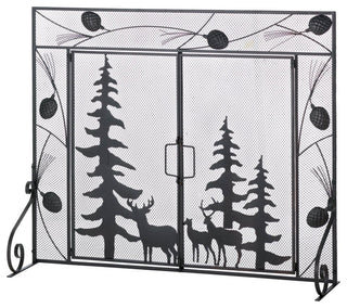 Woodland Forest Fireplace Screen