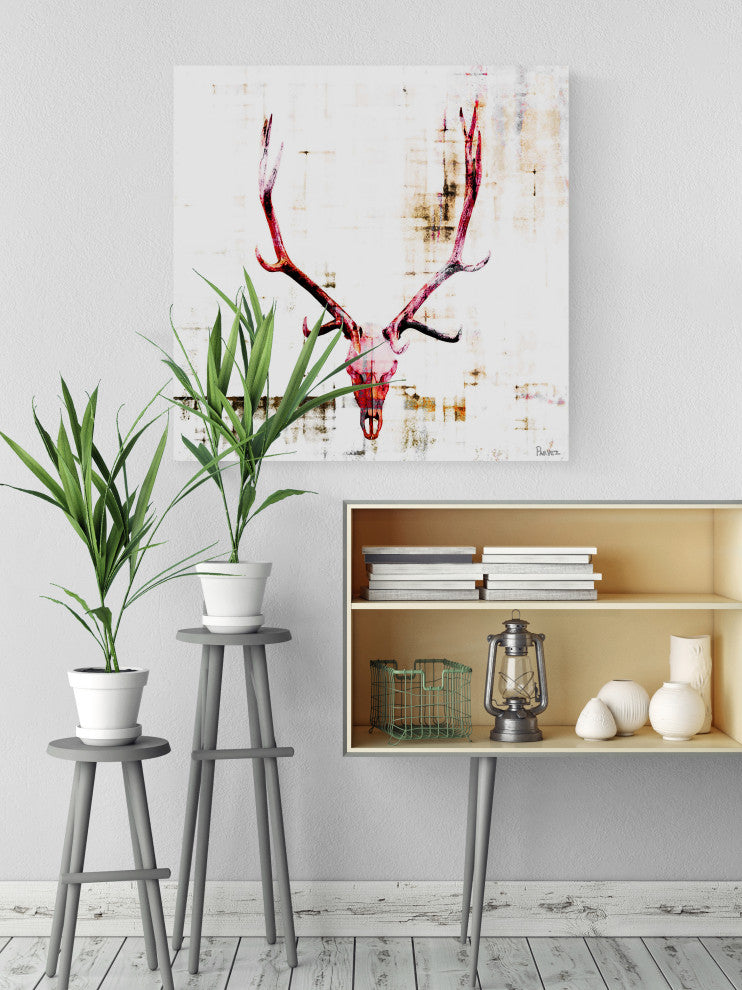 "Hot Temper" Fine Art Canvas Print, 18"x18"