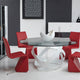 Bernice Dining Chairs, Red, Set of 2
