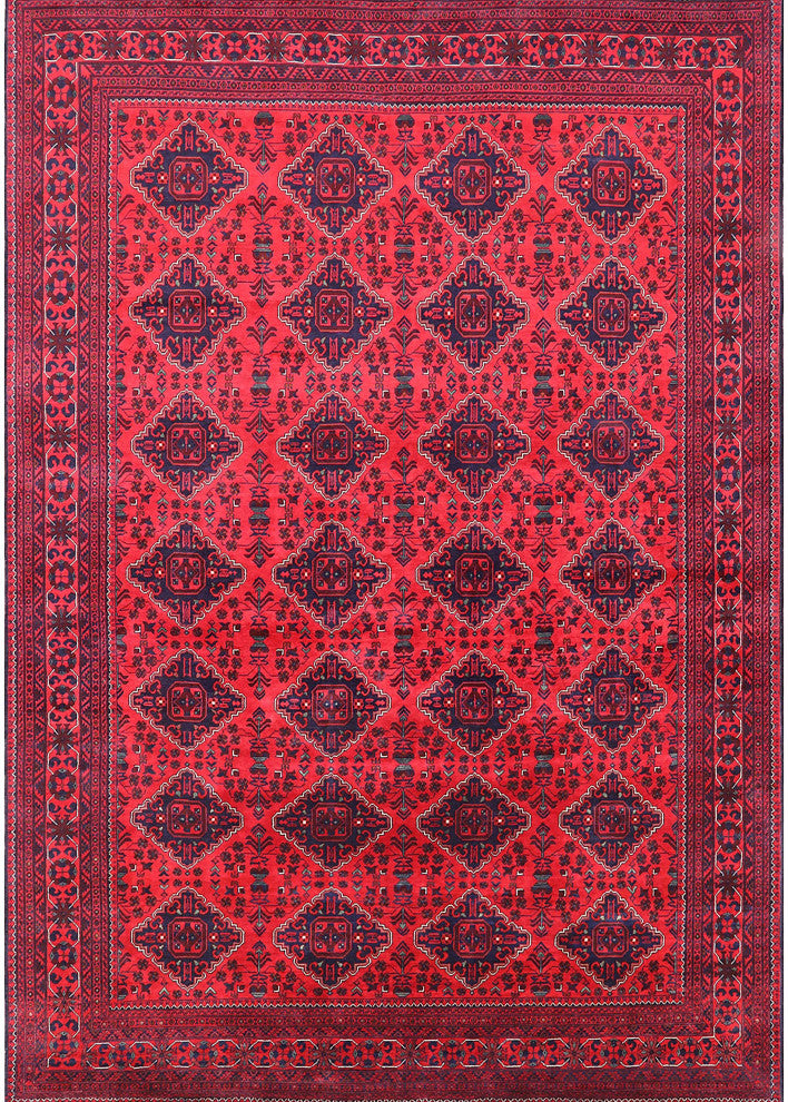 Ahgly Company Indoor Rectangle Mid-Century Modern Area Rugs, 7' x 9'