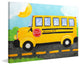 Marmont Hill, "School Bus" by Nicola Joyner Painting on Wrapped Canvas, 30x20