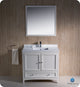 Oxford 36" Antique White Traditional Vanity, FFT9151CH