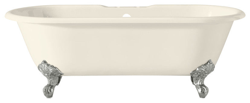 Cheviot Products Regal Cast Iron Bathtub With Faucet Holes