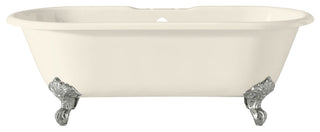 Cheviot Products Regal Cast Iron Bathtub With Faucet Holes