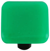 Emerald Green Knob, Black Post