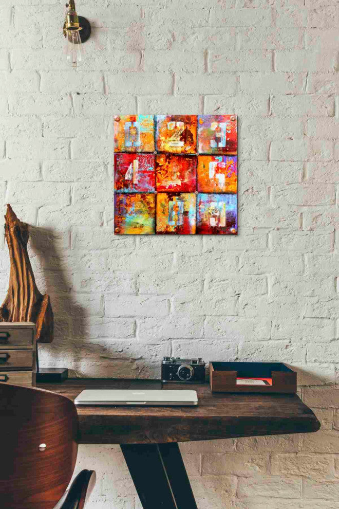 Epic Graffiti ''The Ninth Block'' by Erin Ashley Giclee Wall Art, 12"x12"