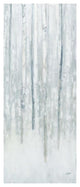 "Birches in Winter Blue Gray Panel II" Print by Julia Purinton, 32"x77"