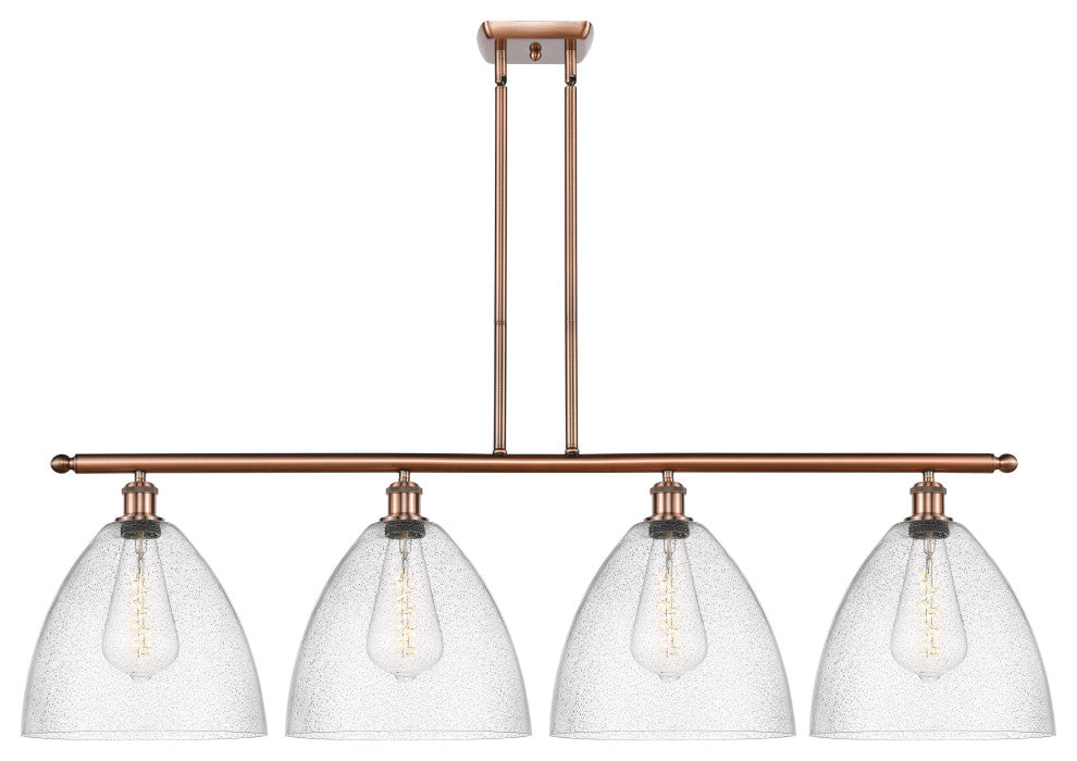 Innovations 516-4I-AC-GBD-124-LED 4 Light Island Light, Antique Copper