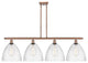 Innovations 516-4I-AC-GBD-124-LED 4 Light Island Light, Antique Copper