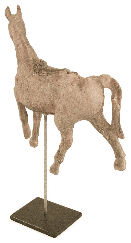 Resin Horse on Stand