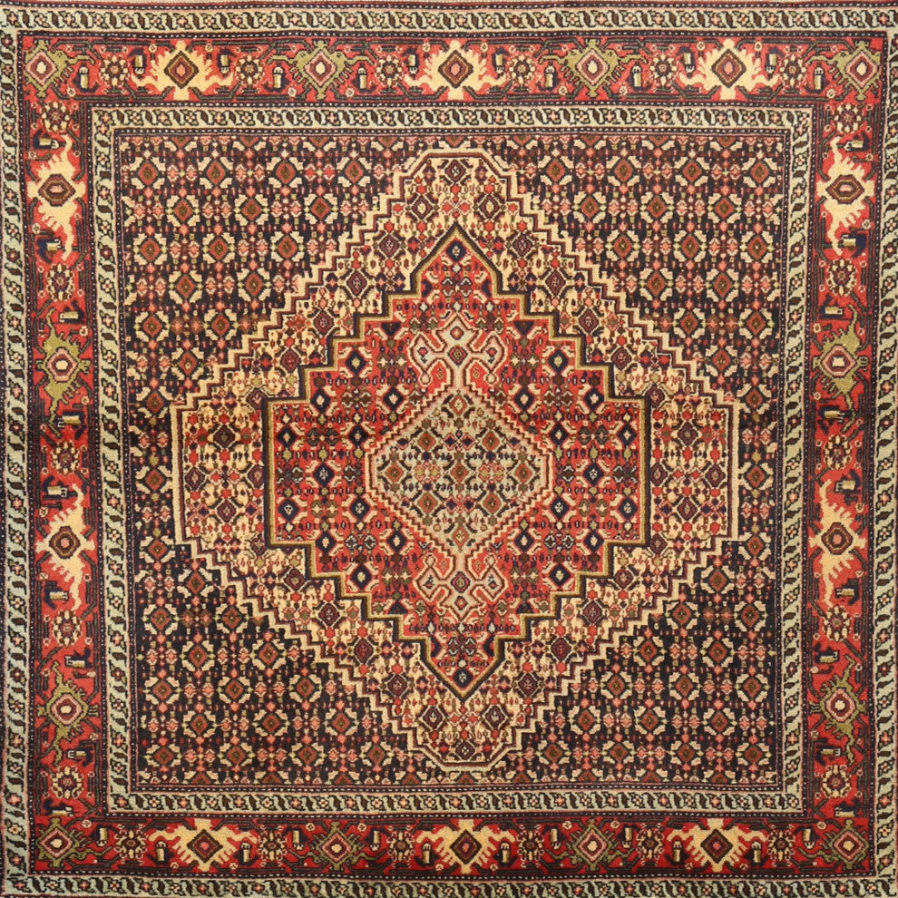Ahgly Company Indoor Square Traditional Area Rugs, 8' Square
