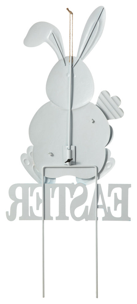 30"H Easter Metal Bunny Yard Stake
