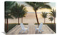 "Palm Beach Retreat" Stretched Canvas Giclee by Diane Romanello, 30"x20"