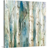 "River Birch I" Wrapped Canvas Art Print, 30"x30"x1.5"