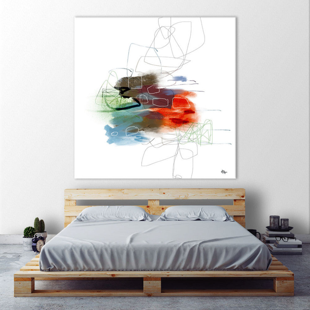 Loving Life I - 72 x 72 by Lisa Ridgers