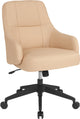 Dinan Home And Office Upholstered Mid-Back Chair In Beige Fabric