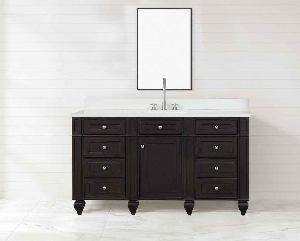 Winston Traditional Espresso 60" Single Vanity