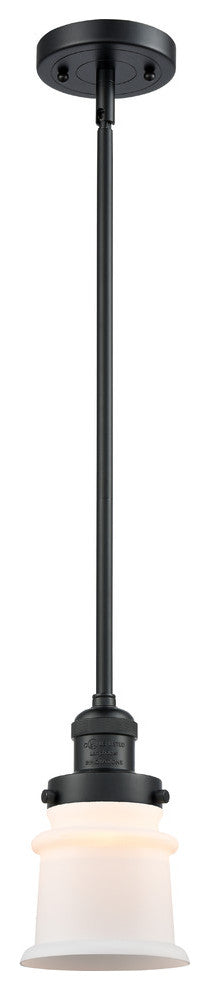 Small Canton 1-Light Mini Pendant, Polished Nickel, Seedy