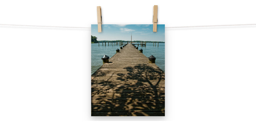 Endless Dock Landscape Photography Unframed Wall Art Print, 8" X 10"