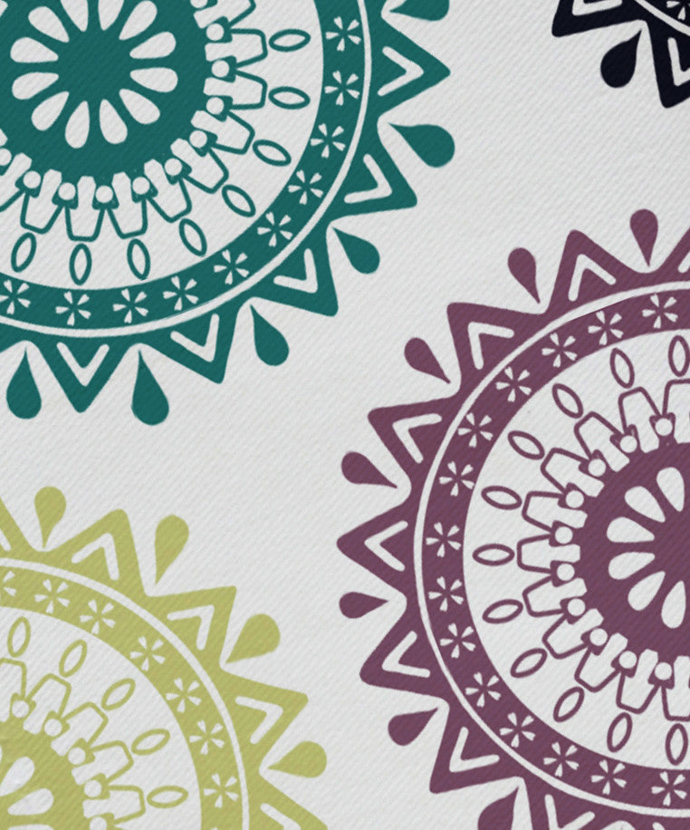 Groovy , Geometric Print Napkin, Teal, Set of 4