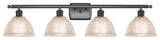 Arietta 3-Light Bath Vanity-Light, Oil Rubbed Bronze, Clear