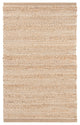 Dash & Albert Simba Ivory Handwoven Jute Rug, Ivory, 3' x 5'