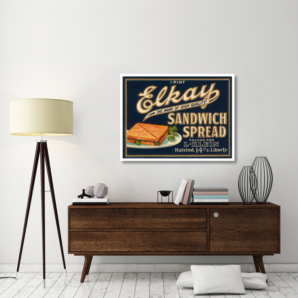 "Elkay Sandwich Spread" Digital Paper Print by Retrolabel, 46"x35"