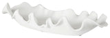 Uttermost Ruffled Feathers Modern White Bowl