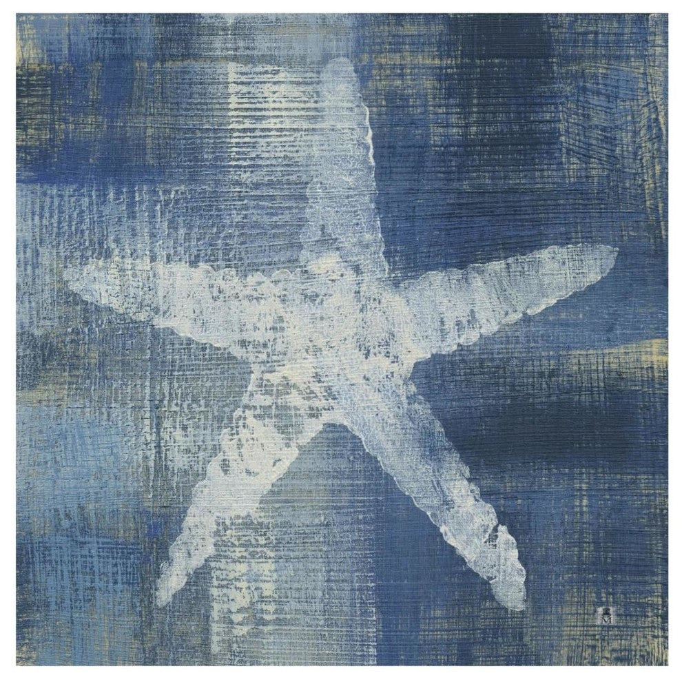 "Batik Seas II" Digital Paper Print by Studio Mousseau, 32"x32"