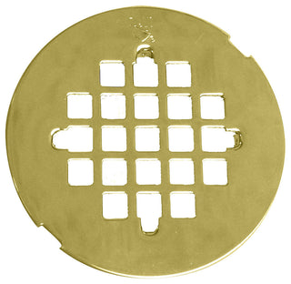 Two Post Style Large Kitchen Basket Strainers, Satin Nickel, Polished Brass