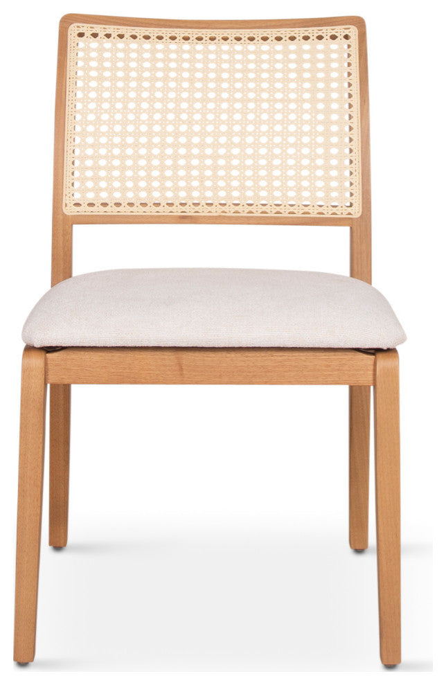 Larissa Side Chair, Set of 2, Damasco, Natural