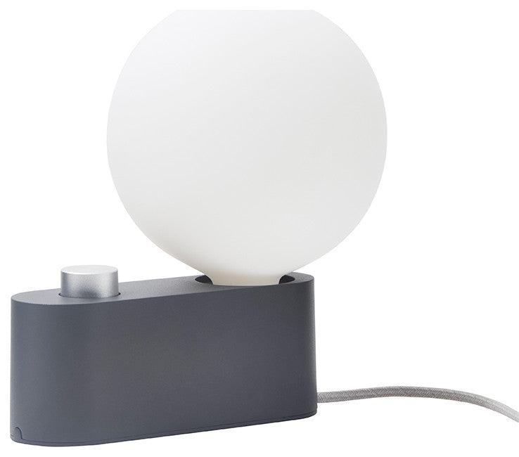 Alumina Table Lamp Charcoal with Sphere IV US