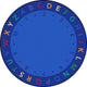 Lively Letters 13'2" Round Area Rug, Color Multi