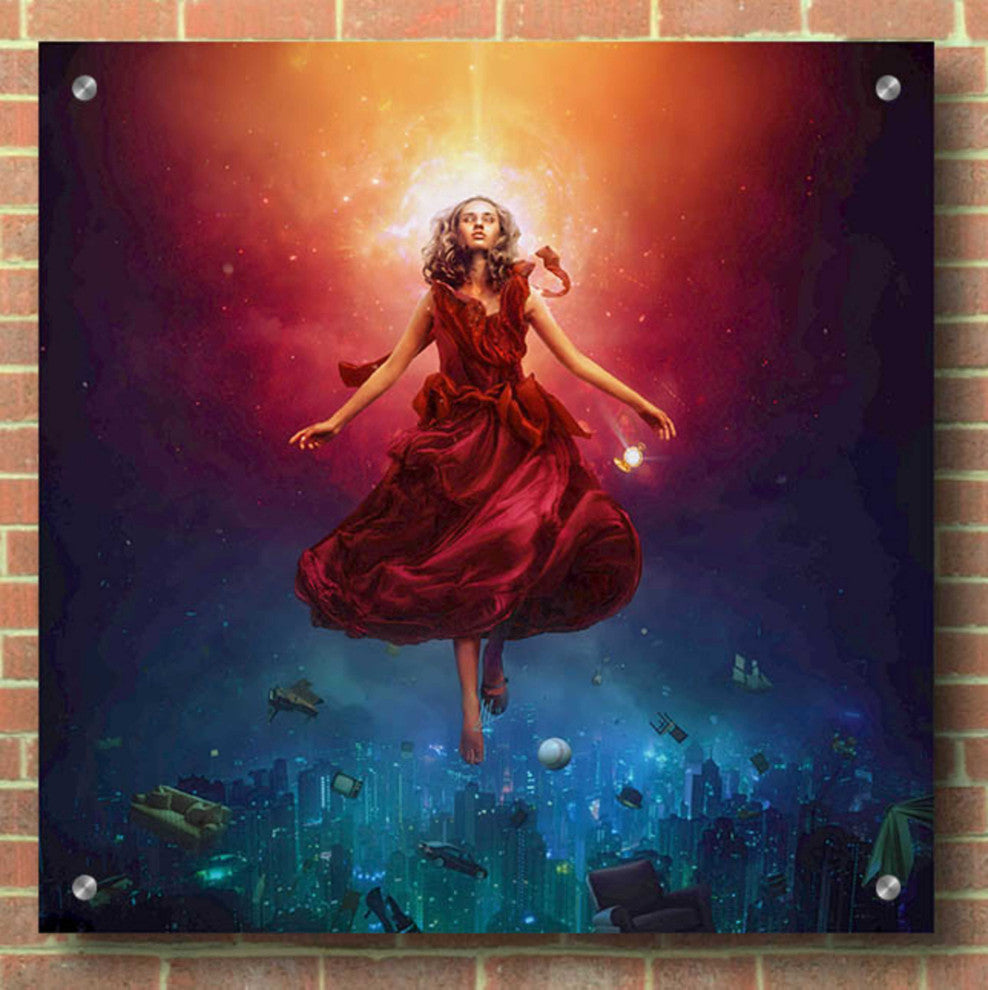 Epic Art 'Elevate' by Mario Sanchez Nevado, Acrylic Glass Wall Art, 36"x36"